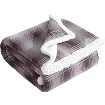 Literie en molleton brossé avec ensemble de literie Sherpa