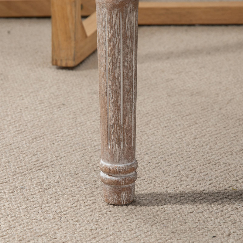 Mila Upholstered Bench, Beige