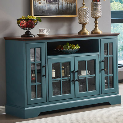 Buffet Table Sideboard With 4 Doors