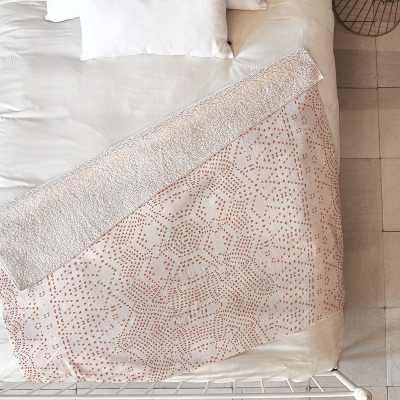 Holli Zollinger Throw Blanket, 60" L x 50" W, Pink
