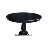 Alcott Hill® Maytham Extendable Round Solid Wood Dining Table & Reviews ...