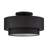 Bainbridge 3 Light Black Large Semi-flush