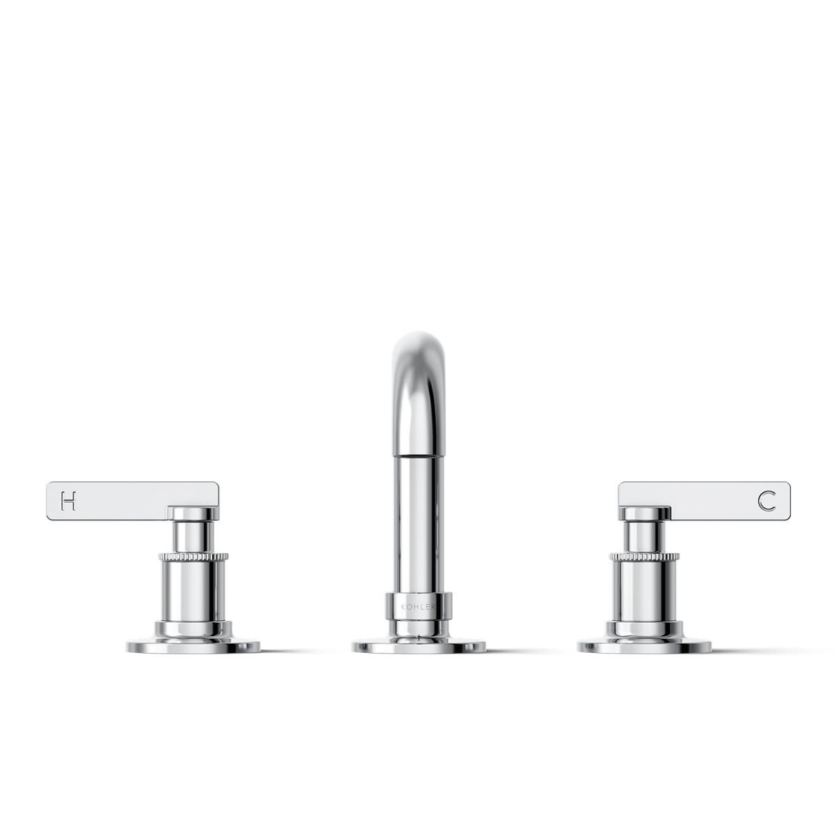 Castia Widespread Bathroom Faucet - 0.5 GPM, Polished Chrome