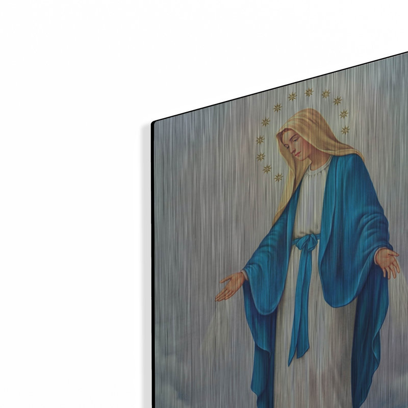 Charlton Home® «Immaculée Conception 2» par Art Licensing Studio, art mural en métal