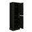 Tall And Spacious Bathroom Floor Stand Alone Storage Cabinet With Hooks And Adjustable Shelf-988191531