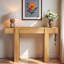 Console minimaliste avec tiroir caché et prise de courant latérale-659663083