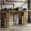 Table de canapé de style rustique, console, support de couloir