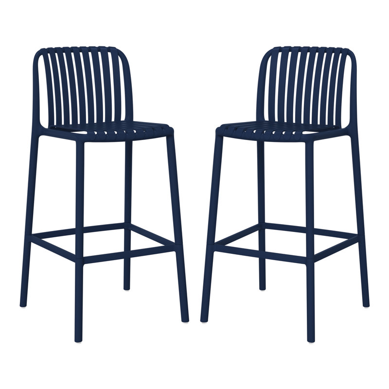 Tabouret de bar 29,5 po, Marine