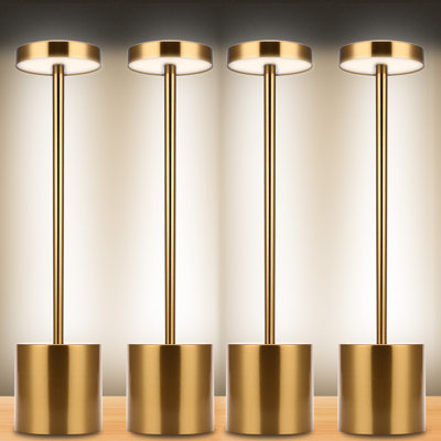 13.4'' Touch Dimmable Desk Lamp 2700K/4000K/5000K, Rechargable Lamps