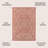 Massimo Bohemian Medallion Textured Weave Red/Taupe Indoor/Outdoor Rug-732015377