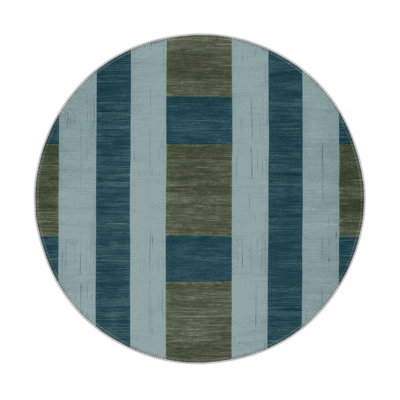Tapis d'intérieur et d'extérieur à carreaux gris