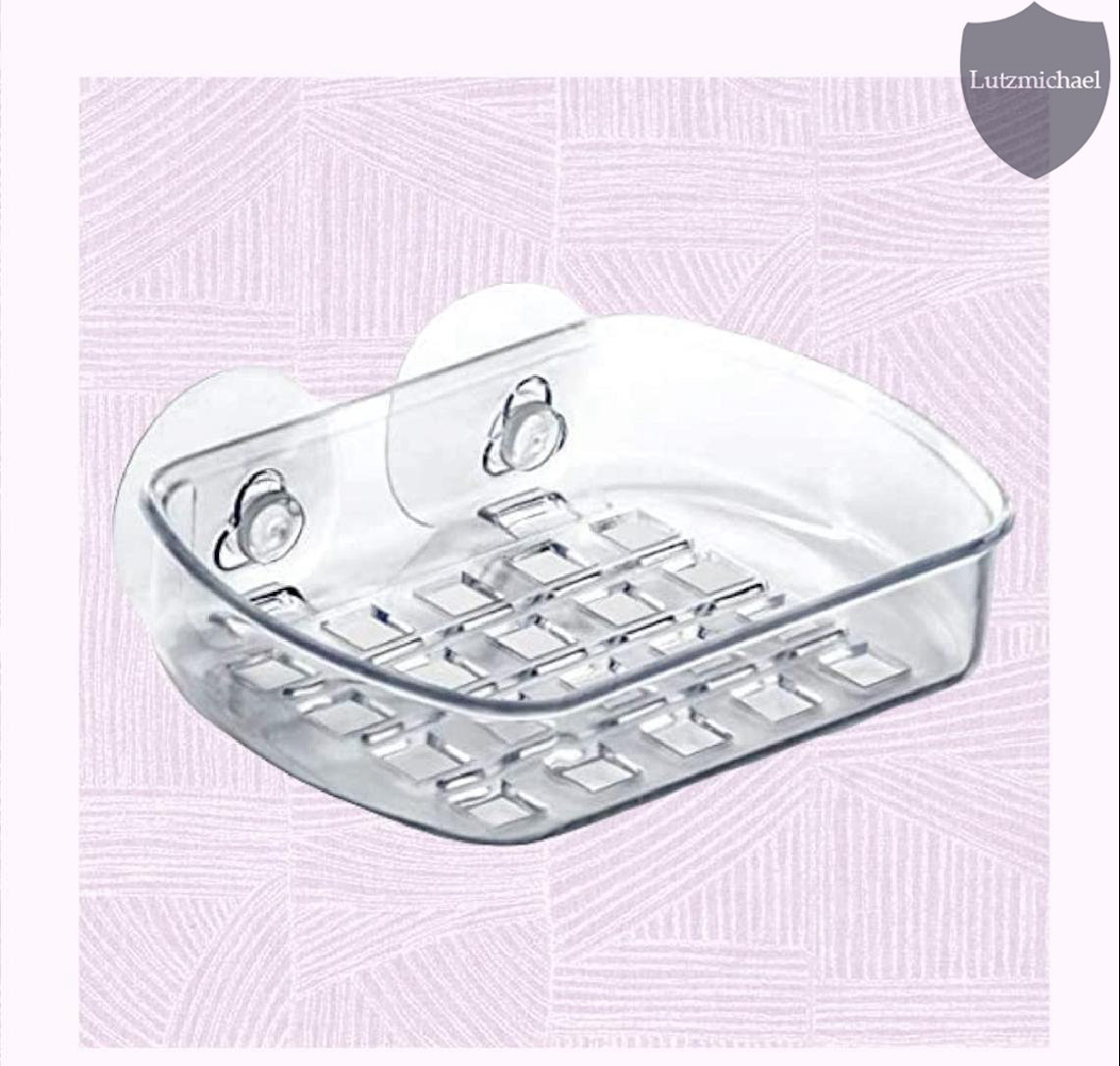 Rebrilliant Suction Cup Soap Dish Powerful Vacuum Suction Soap Holder