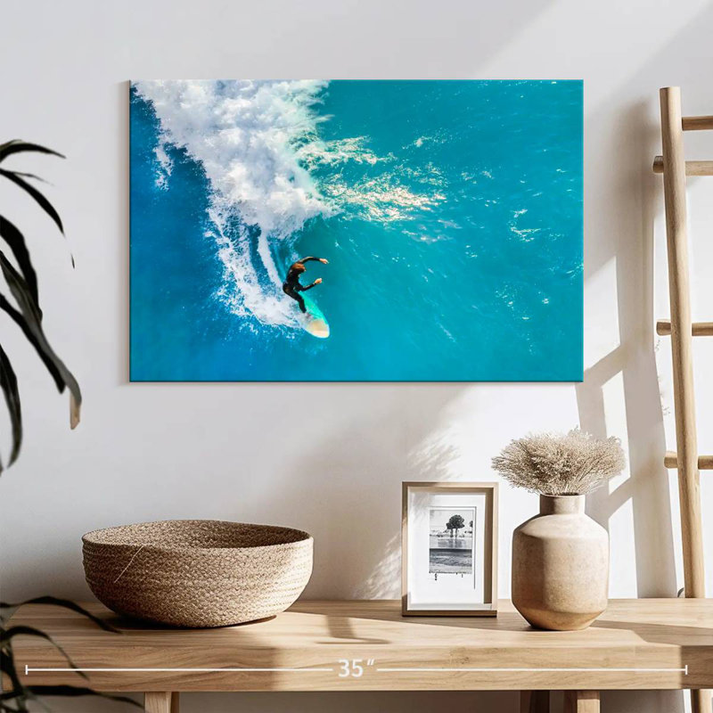 Surfeur sans peur Sireci, H 16 po x l 24 po