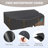 Dinyu Wicker - Person Modular Patio Conversation Set with Cushions-757363199-787195652