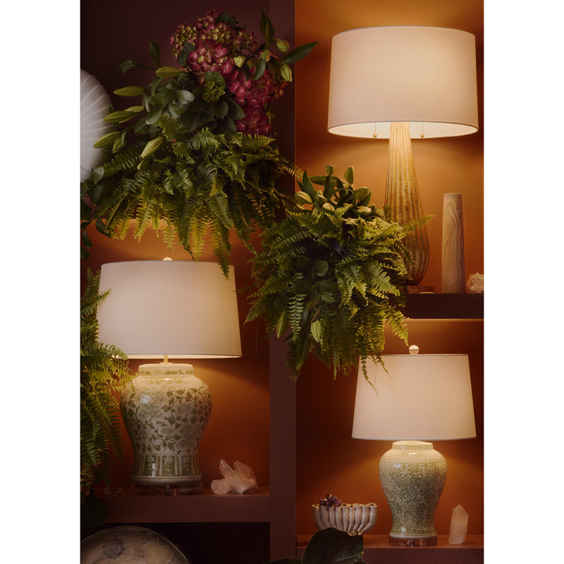 Briar Ceramic Table Lamp (Green)