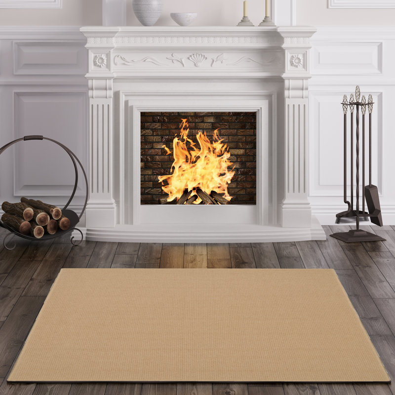 Tapis naturel en laine Rhodes, Rectangle 3 pi x 5 pi