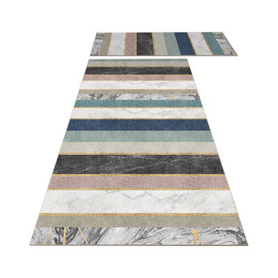  Tapis de cuisine 2 pièces Tapis de cuisine rembourrés pour tapis antidérapant