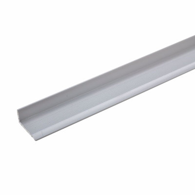 Abschlussprofil 8 x 18,4mm x 90cm - Aluminium selbstklebend