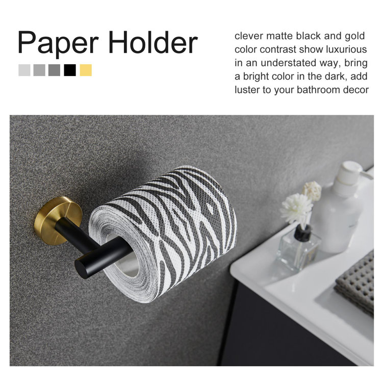 APLusee Wall Mount Toilet Paper Holder & Reviews