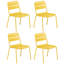 Kapri Powder Coated Aluminum Outdoor Stacking Dining Side Chair-1412941745