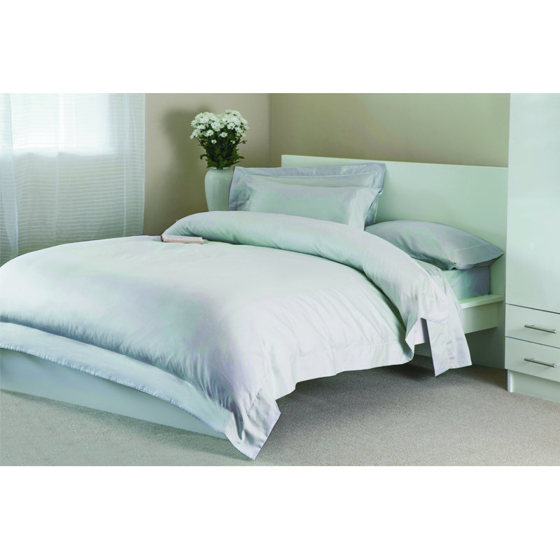 Sateen Flat Sheet, Platinum, Super King (6')