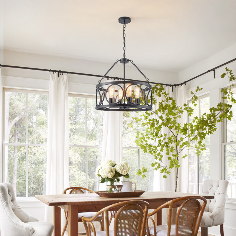 Lustre de ferme 4 lumières 4 lumières