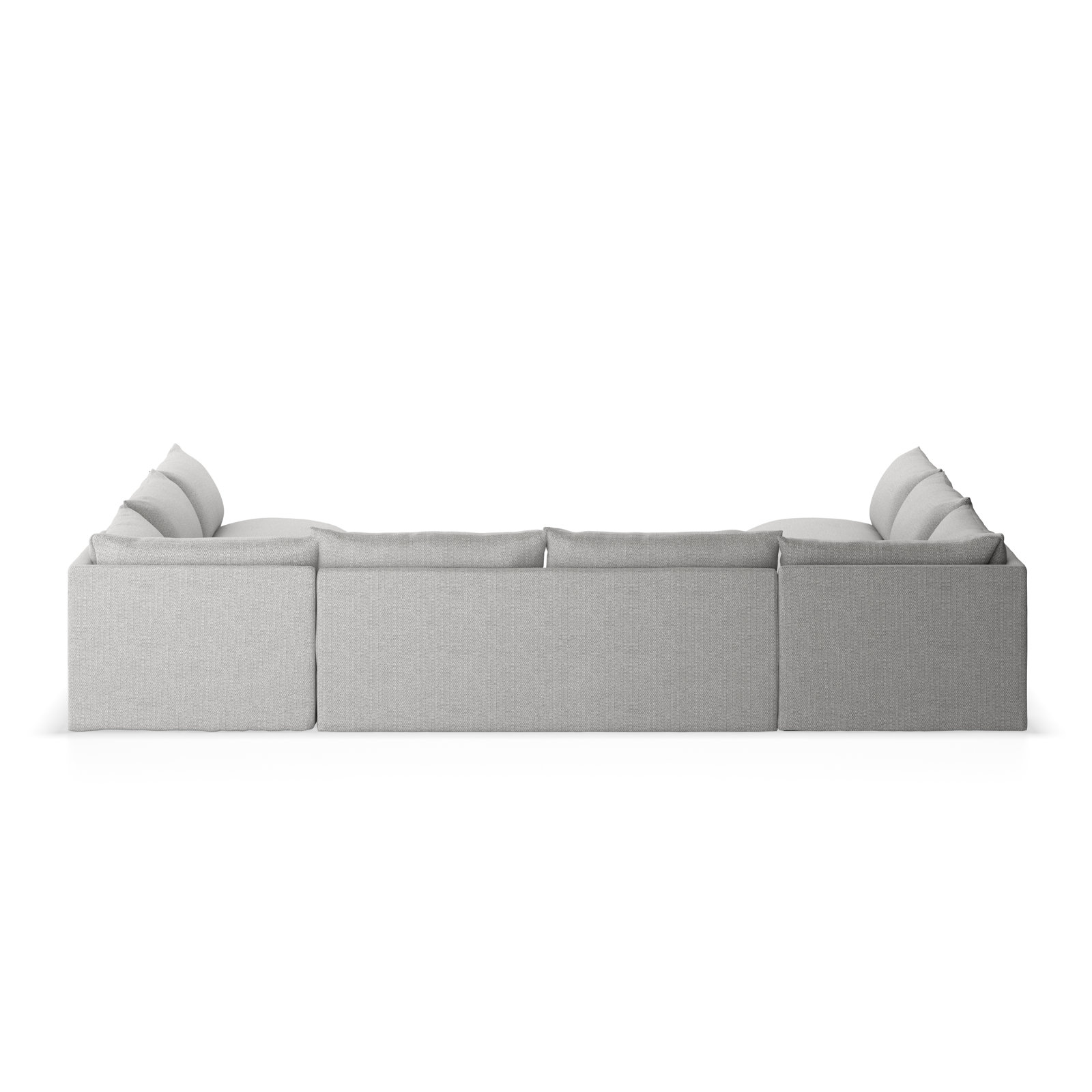 Finette 154" Patio Sectional, Gray