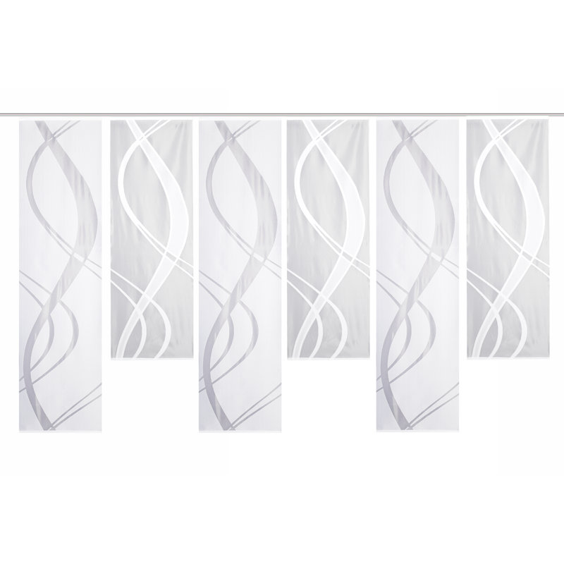 Mccourt Semi Sheer Curtain Panel Pair, Width 57 x Drop 175 cm