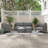 Briles Metal 5 Piece Sofa Seating Group with Olefin Cushions