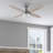Atlas 44'' Ceiling Fan with LED Lights and Remote Included-1171061070