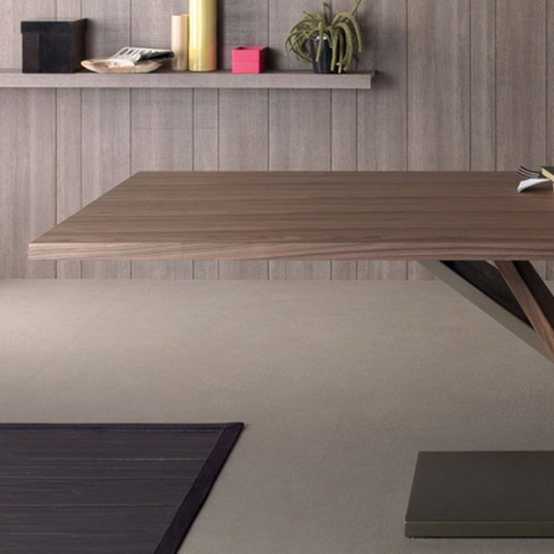 Bureau ou table d'étude moderne à grands panneaux, H 29,52 po x l 86,61 po x P 35,43 po