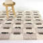Tapis taupe à poils longs Kelch-356758912