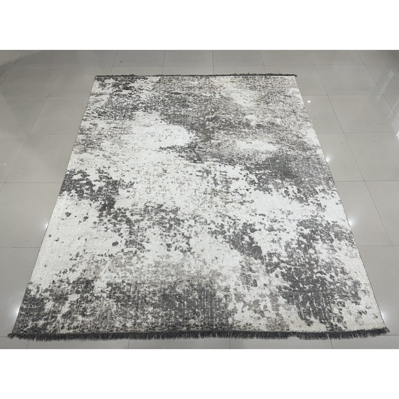 Hand Knotted Wool Abstract Area Rug