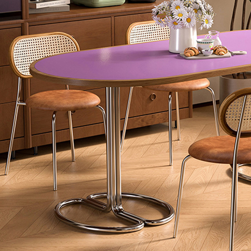 Bureau pratique et exquis mauve vif, H 29,52 po x l 78,74 po x P 31,49 po