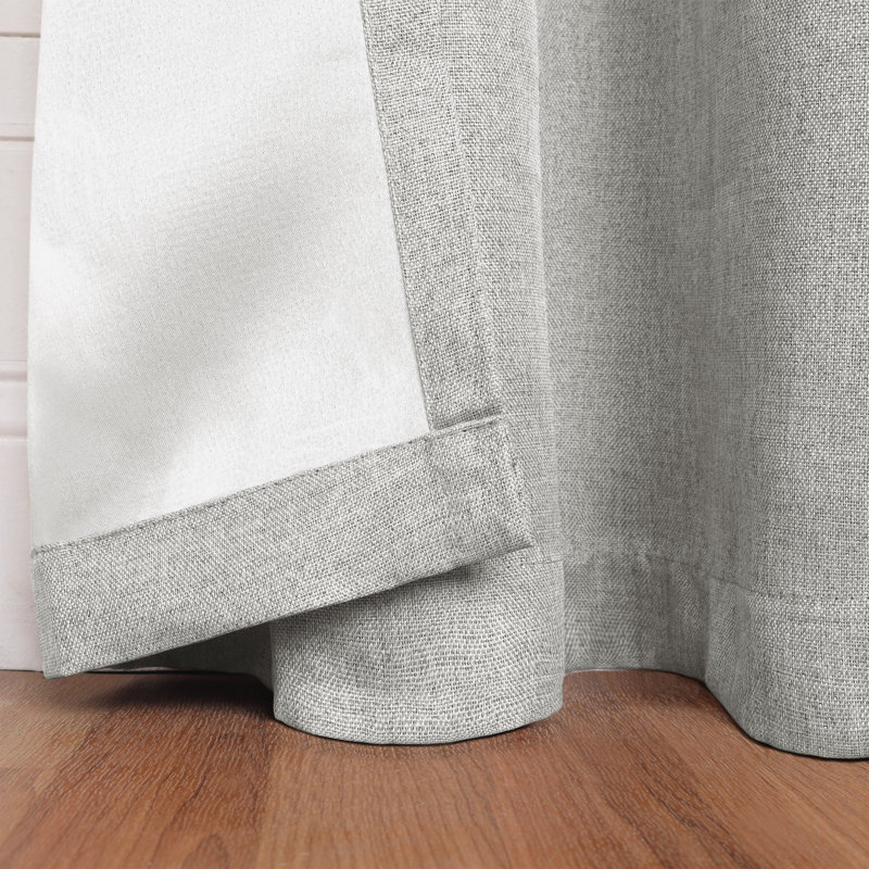 Panneau de rideau obscurcissant 100% polyester, Guimauve, L 42 po x L 84 po