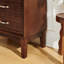 Armoire de rangement de 54 po de hauteur avec portes sculptées, armoire de rangement pour garde-manger rétro-1806082091