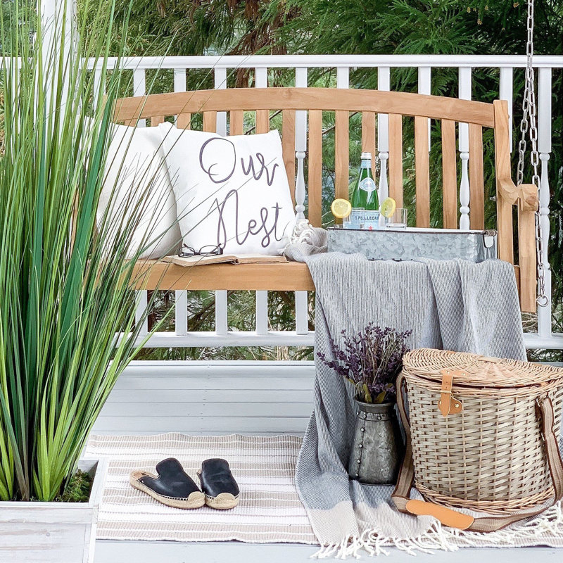Cortlin Teak Porch Swing