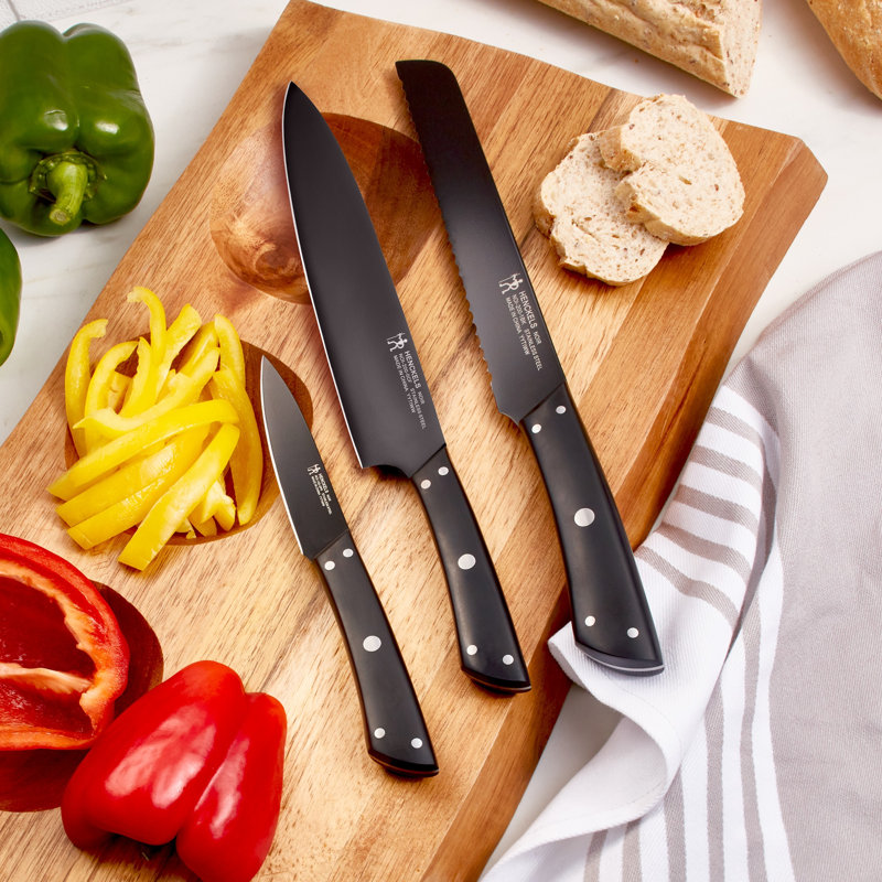 Henckels Noir 3-Pc Starter Knife Set