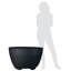 Jardinière Megalos 32 po - Anthracite-1691231695