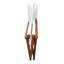 Chaise pliante en bois massif Mashawn