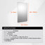Miroir carré mural 30 "x 40" avec cadre en alliage d'aluminium-226700298-226700302-226700304