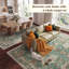 Tapis vert olive olive lavable à la machine, tapis anti-dérapant OEKO-TEX pour le salon-1322977996