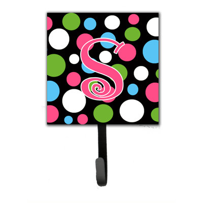 Crochet mural polkadot monogramme