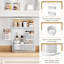 Organisateur de salle de bain rotatif à 3 niveaux, plateau de meuble-lavabo de comptoir, étagère à épices, rangement facile à assembler pour la salle de bain, la cuisine, la salle de lavage, blanc