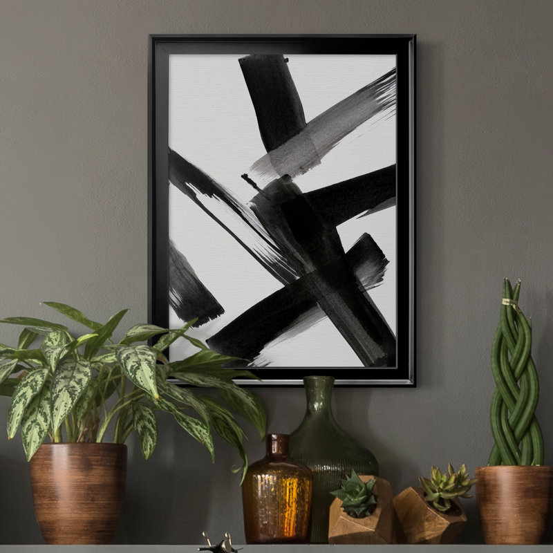 «Black Magic II», reproduction encadrée de qualité supérieure - prête à être accrochée, H 18,5 po x l 24,5 po x P 1,5 po