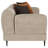 Yara 2-Piece Chenille Upholstered Sofa Set Latte