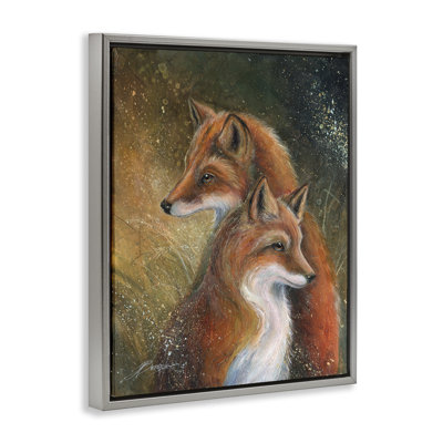 Cadre flottant Fox Portrait, design par Jody Bergsma