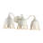 Dainotas 3-Light Vanity Light in Antique Ivory