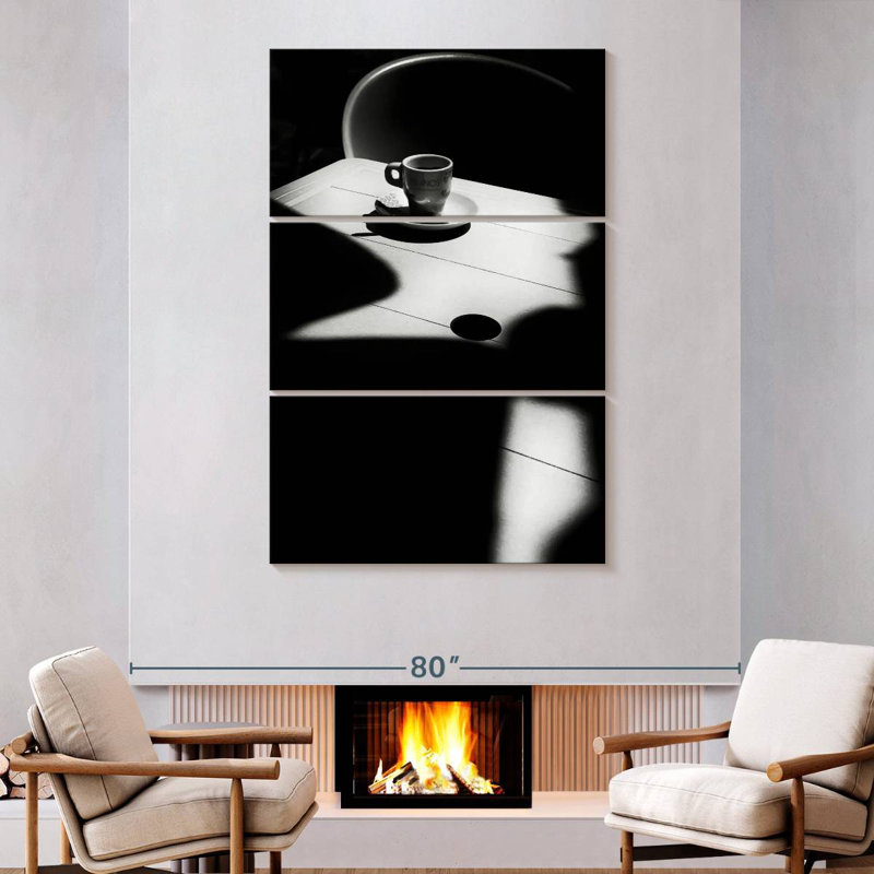 Yarlin BW Coffee Time, H 74 po x l 48 po