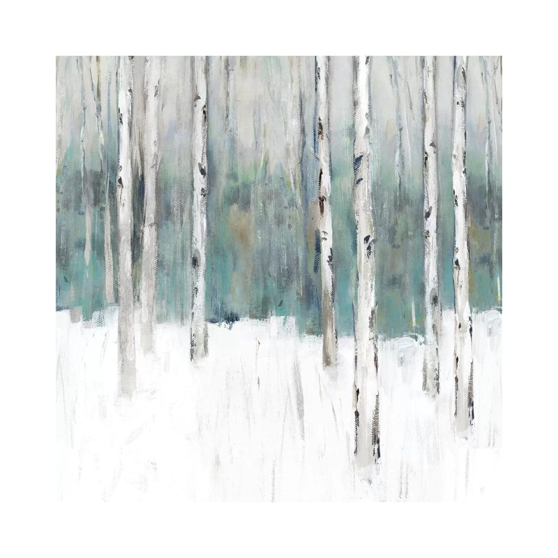 Winter's Trail III 1 Piece Wall Art on Canvas, 45.72 cm H x 45.72 cm W x 1.91 cm D, Wrapped Canvas